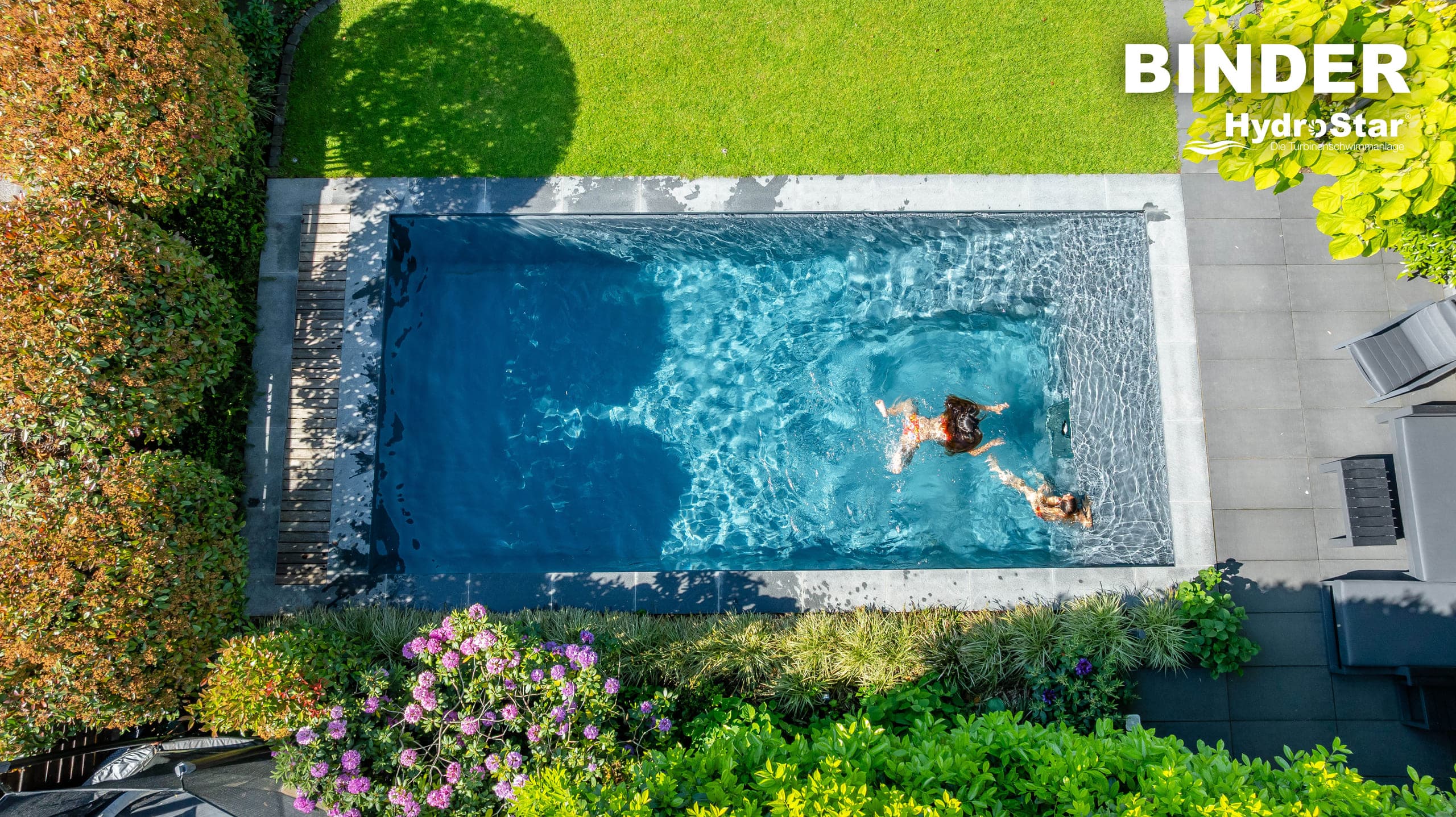 HydroStar counter-current swimming system installed in a Cyprus villa pool